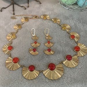 Coldwater Creek Earring and Necklace Set